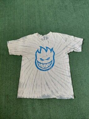 Spitfire Wheels Bighead Logo Tie Dye T Shirt Sz Large